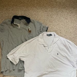 Two Ralph Lauren polo shirts